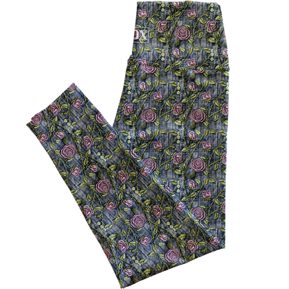 Lavender Rose Regular Rise Leggings