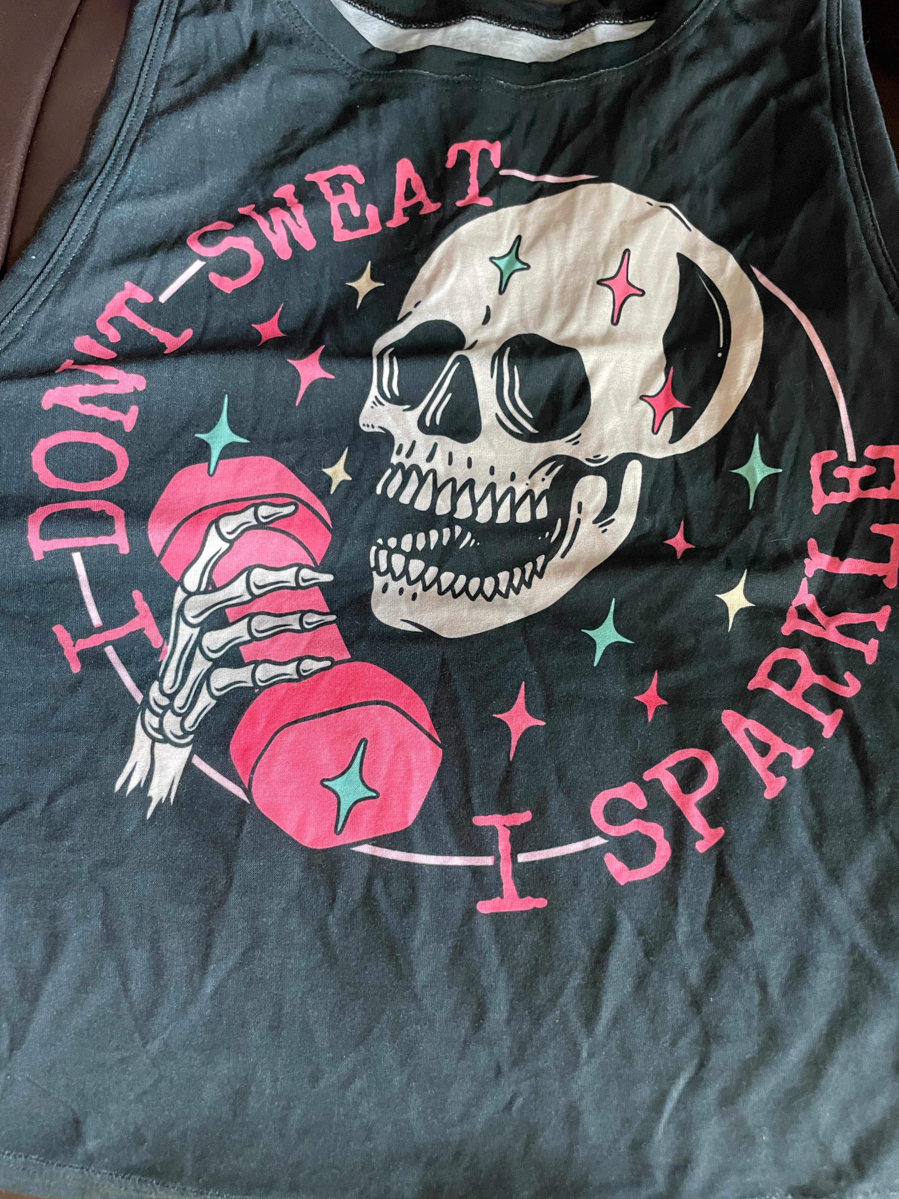 I dont sweat - Freedom Tank Large Cropped
