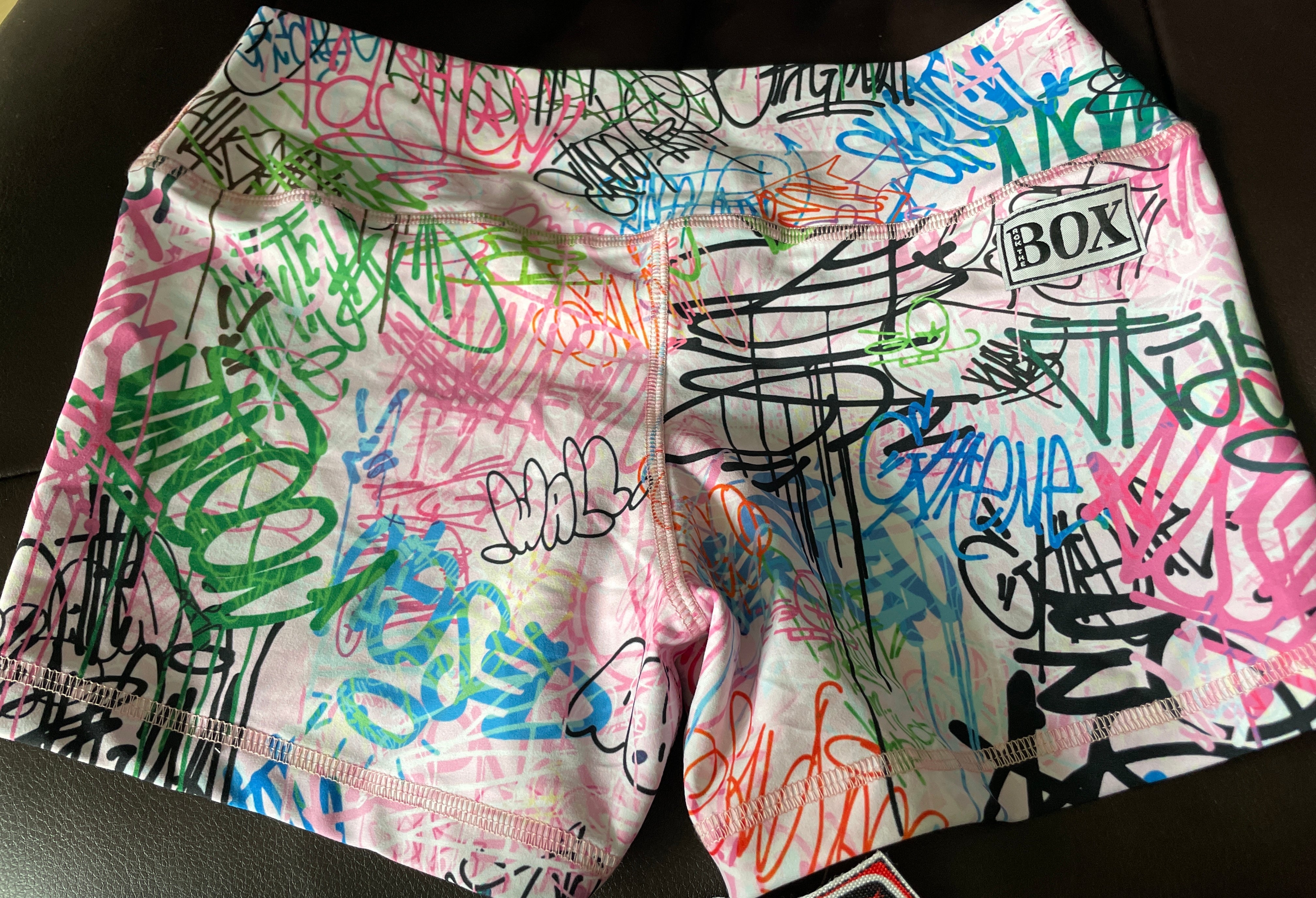 GRAFFITTI Midrise MEDIUM 3"inseam Mid Waist - FLEX Fabric