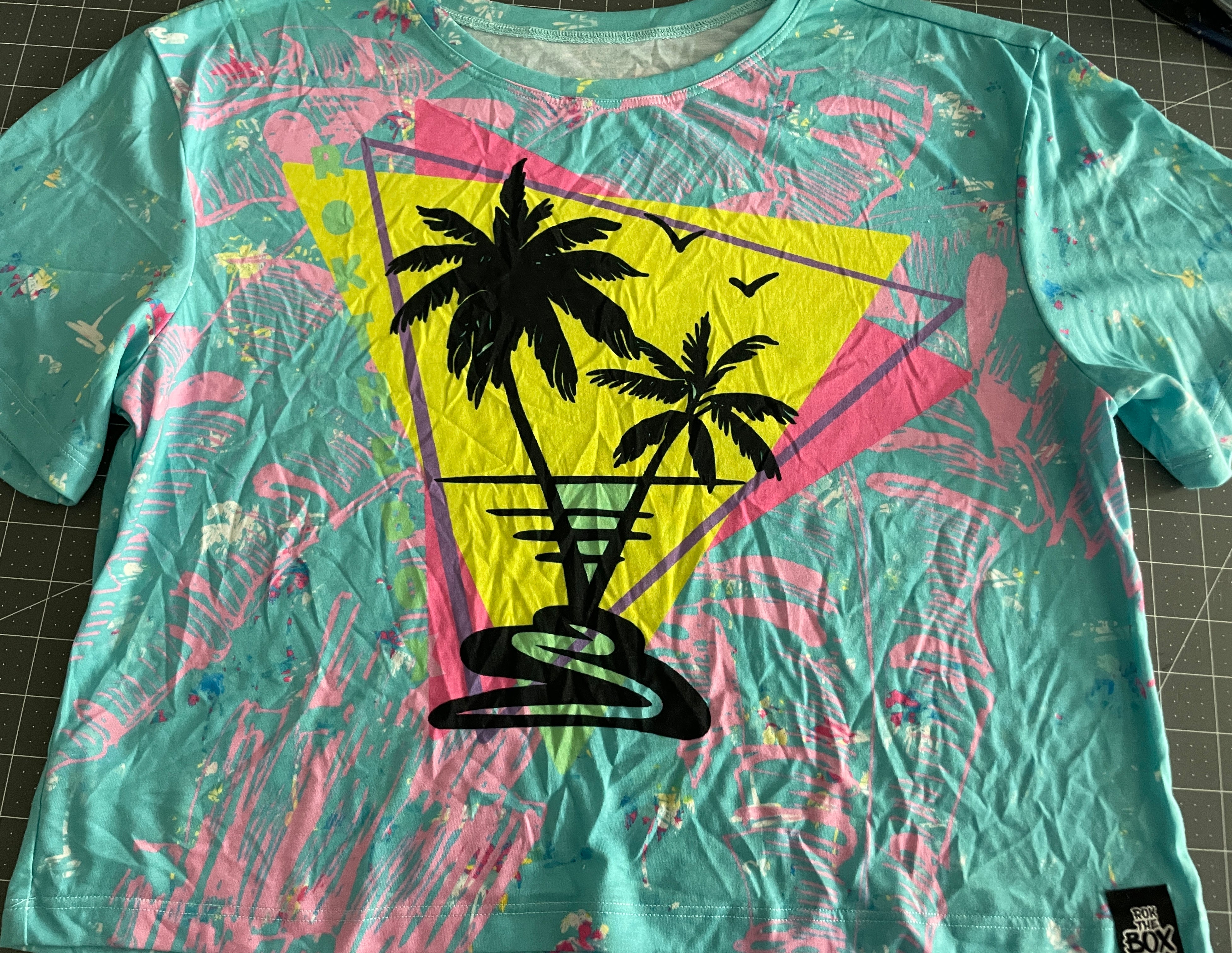 MIAMI NICE OVERSIZE T CROPPED SMALL