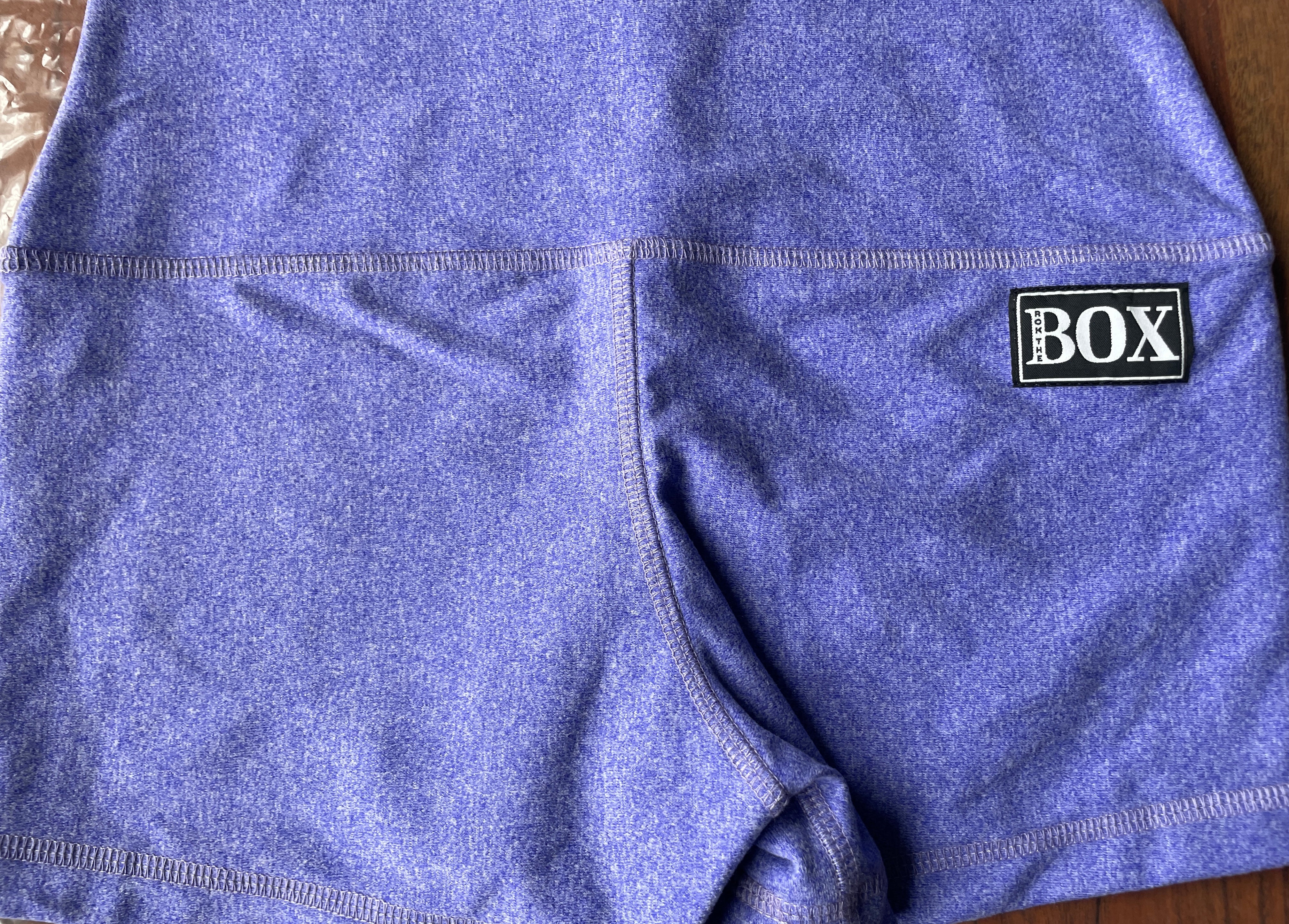 LILAC HEATHER MIDRISE 2.5"inseam MEDIUM- OG FabriC