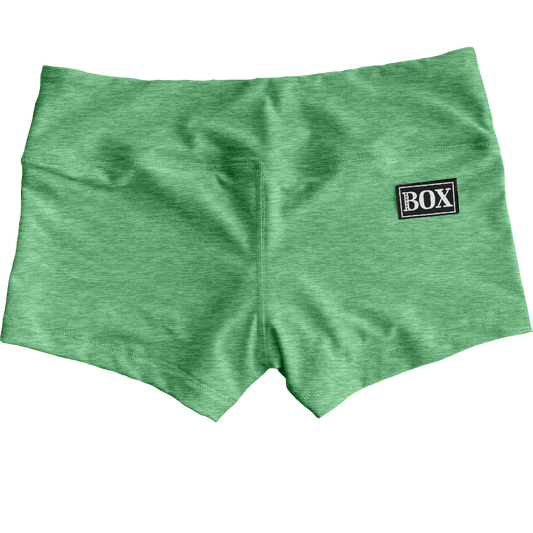 Spearmint Heather Shorts WITH POCKETS