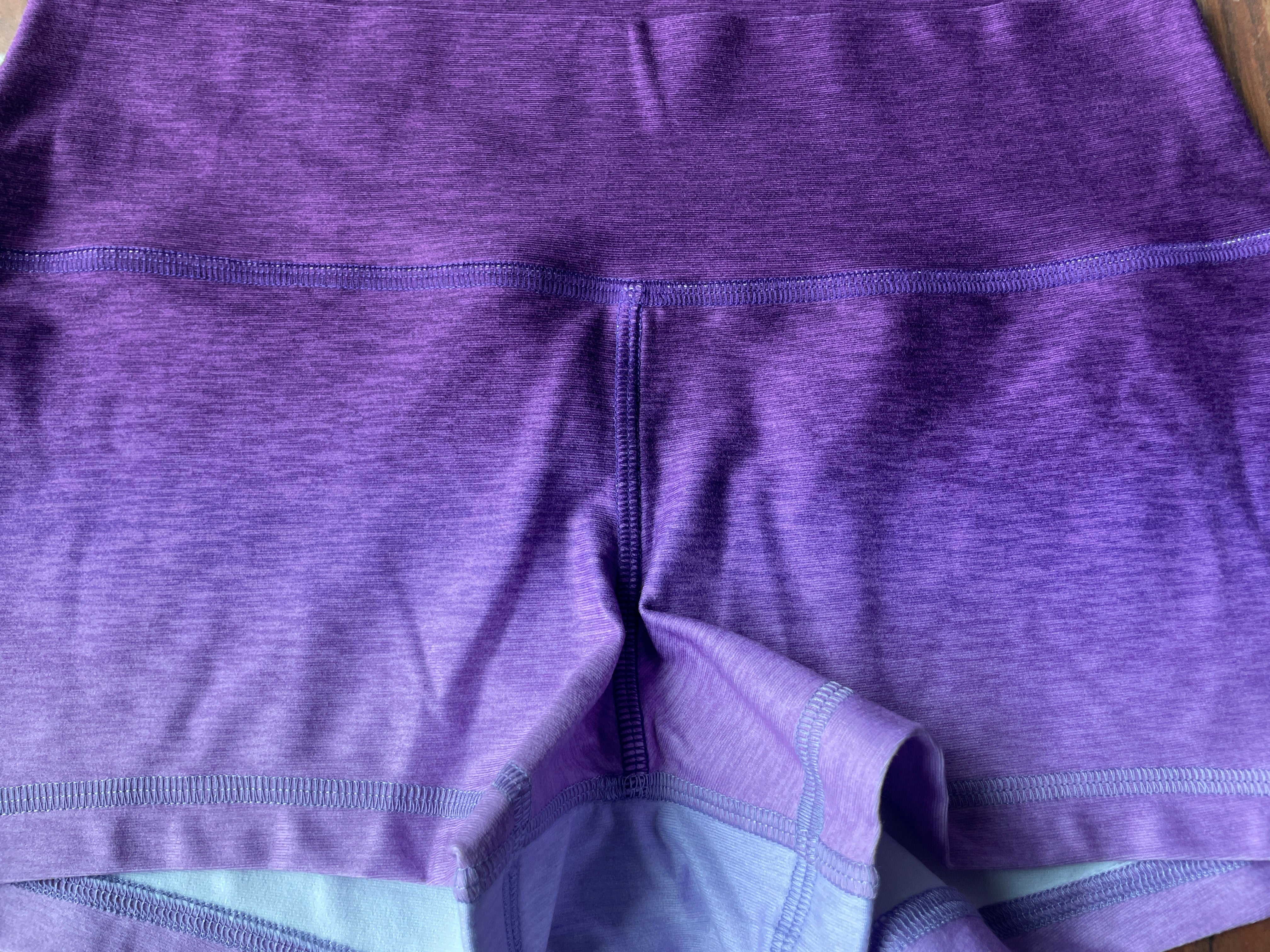 PRPL OMBRE HEATHER MIDRISE 2.5"inseam MEDIUM- OG FabriC