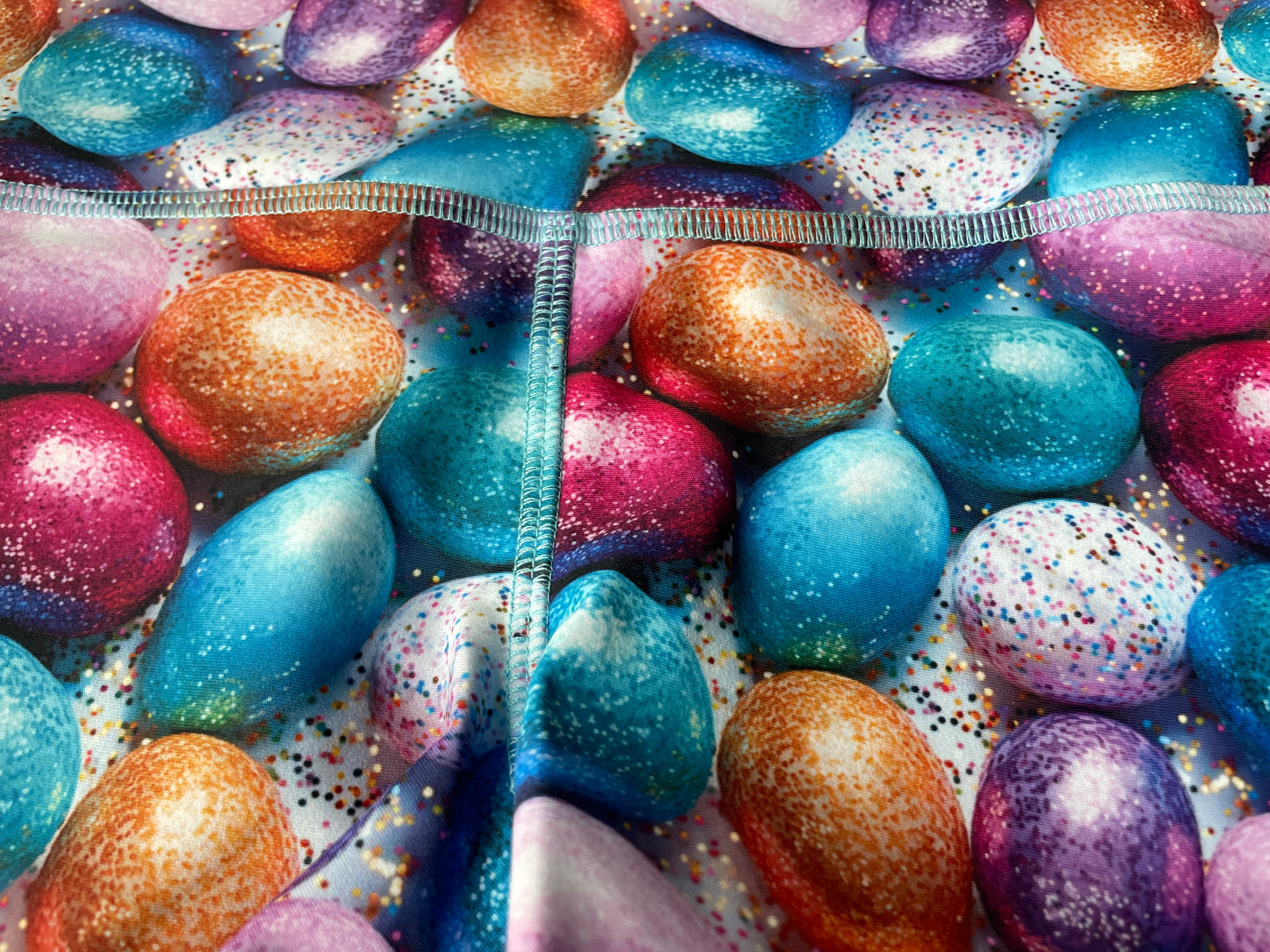 GLITTER EGGS MIDRISE 2.5"inseam MEDIUM- FLEX FabriC