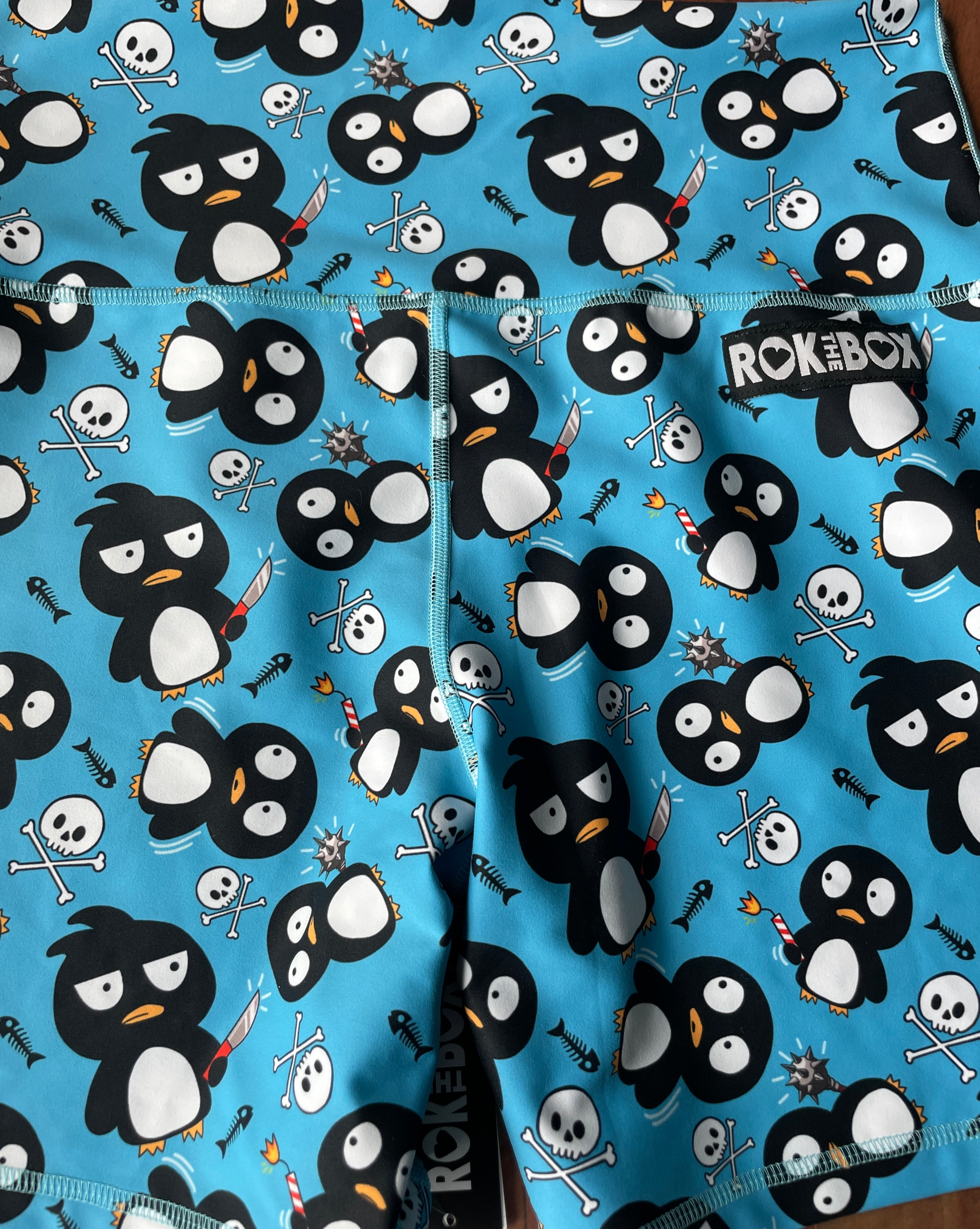 MOIDER PENGUINS HIRISE 7"inseam XXL- FLEX FabriC
