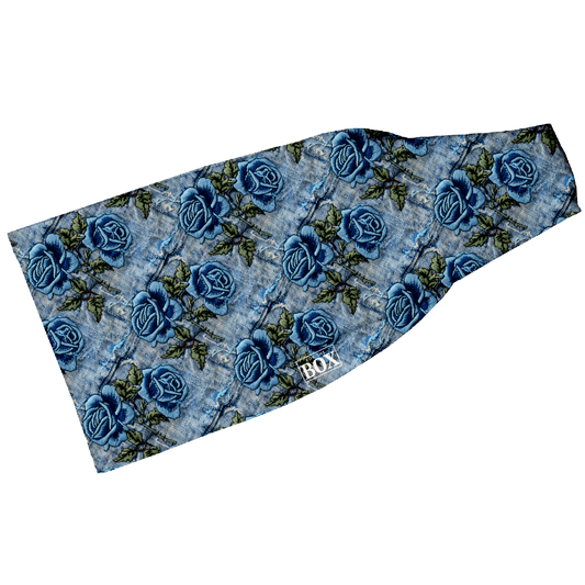 Blue Rose 4” HeadBand