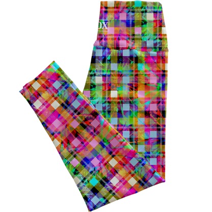 Paradise Plaid Regular Rise Leggings