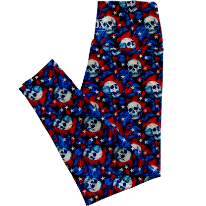 US SKULLS Regular Rise Leggings