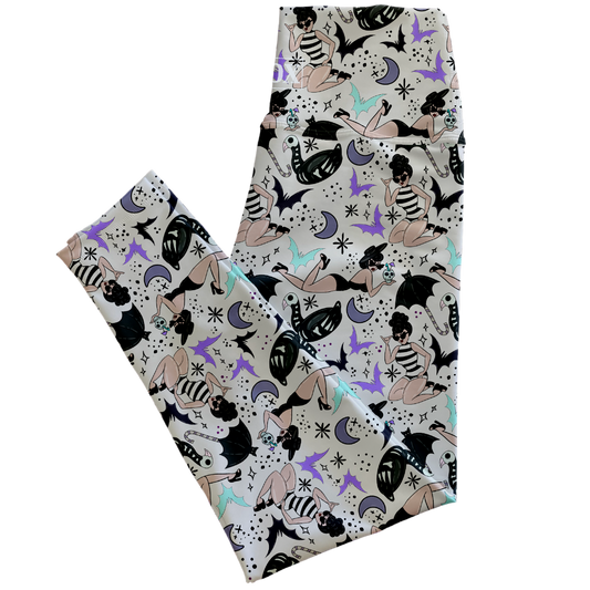 Spooky Beach Lower Rise Leggings