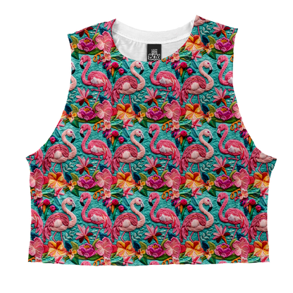 Flowers & Flamingos Tops