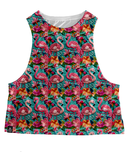 Flowers & Flamingos Tops