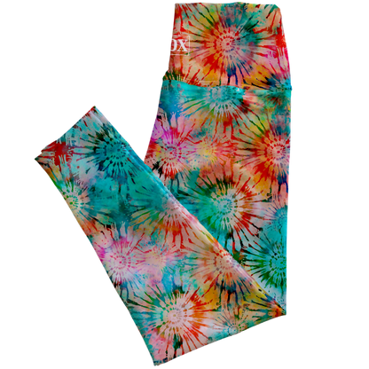 Dead Head Tiedye Regular Rise Leggings