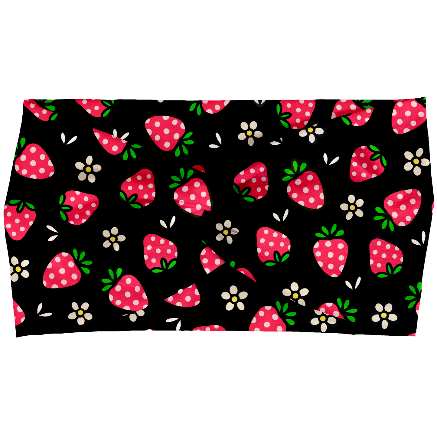 Blk Berries Twist Headbands