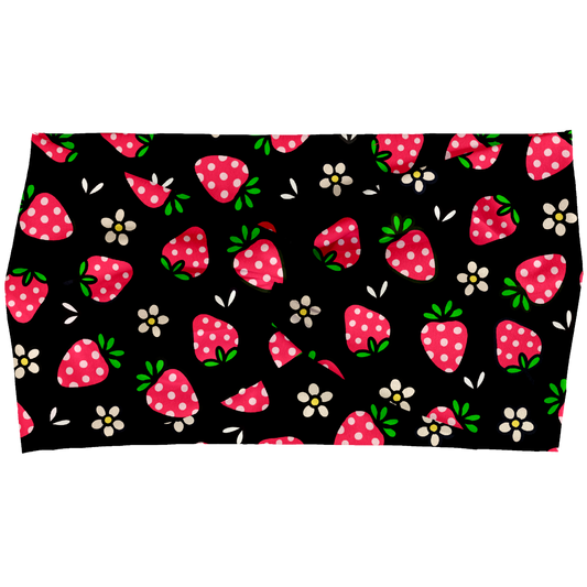 Blk Berries Twist Headbands