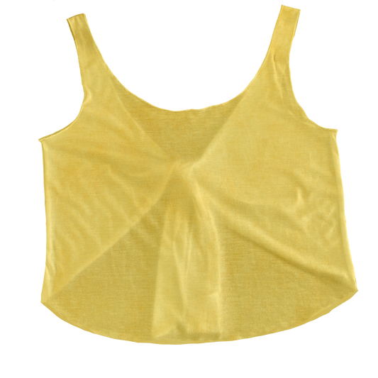 Salty Mellow Yellow Tieback Tank