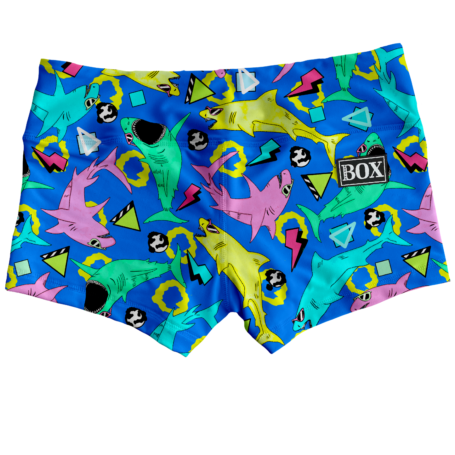 Rad Sharks (Blue) Shorts WITH POCKETS