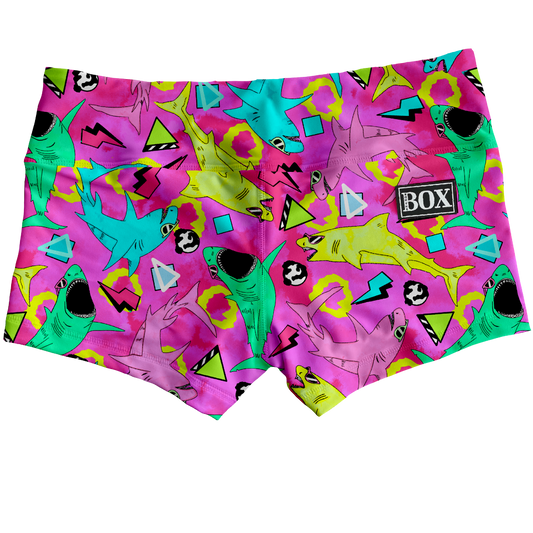 Rad Sharks (Pink) Shorts