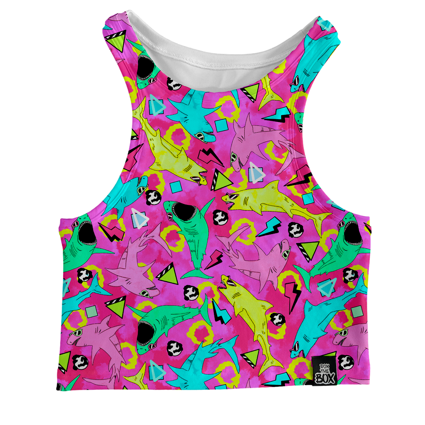 Rad Sharks (Pink) Box Tank