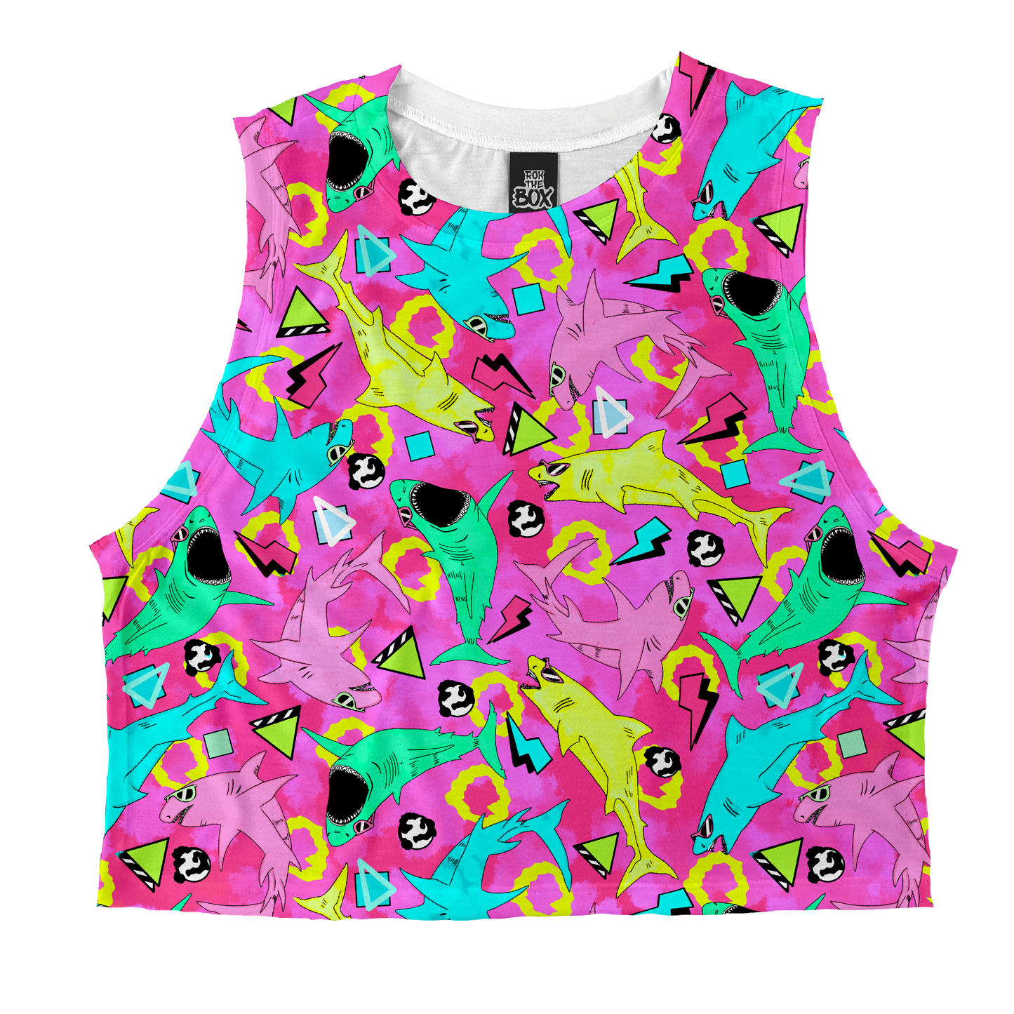 Rad Sharks (Pink) Tops