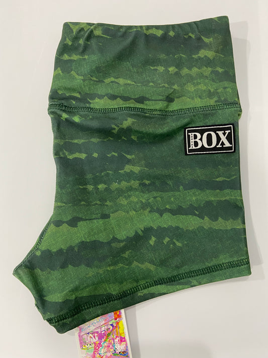 Green Ink Blot Large 2.75” Midwaist Elastic