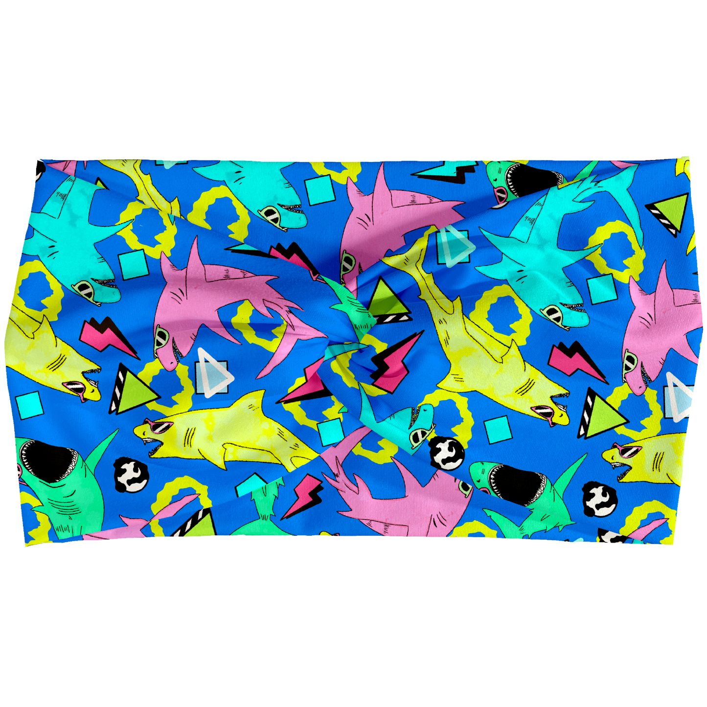 Rad Shark (Blue) Twist Headbands