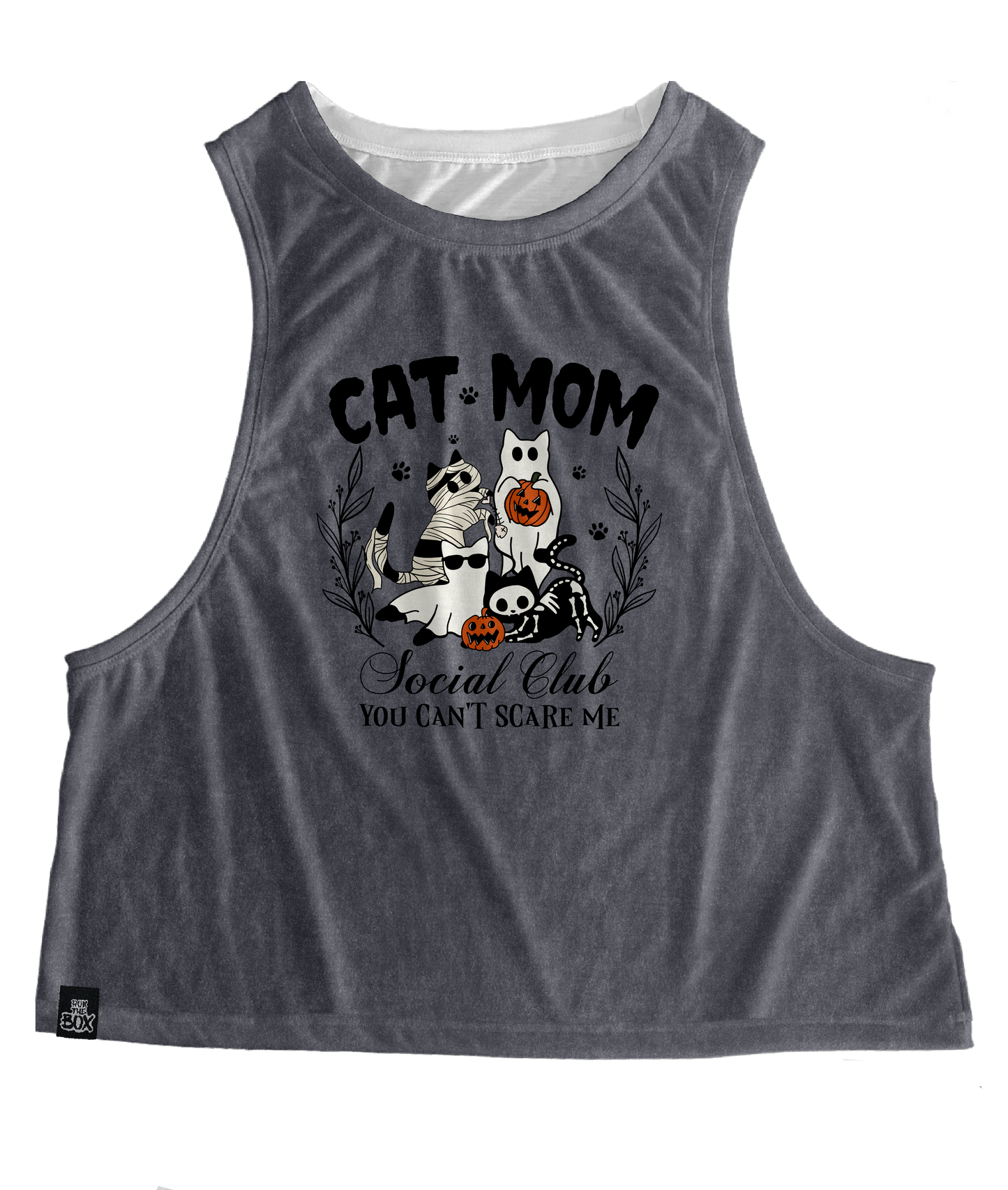 Spooky Cat Mom Tops