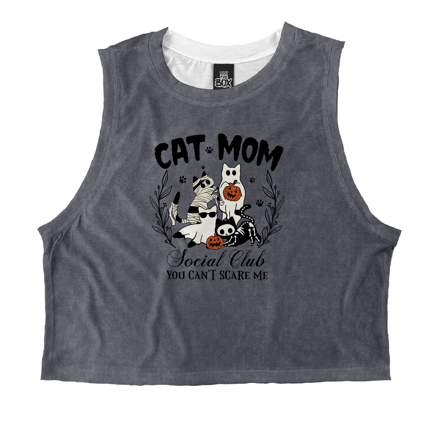 Spooky Cat Mom Tops