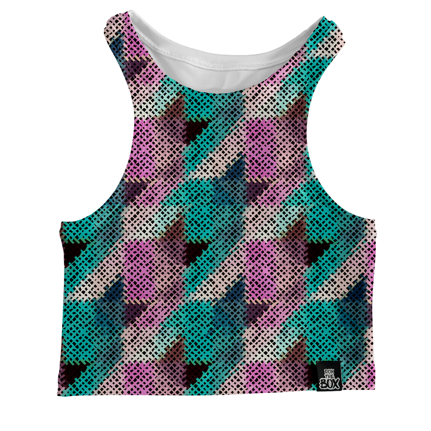 Geo Mauve Box Tank