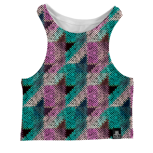 Geo Mauve Box Tank