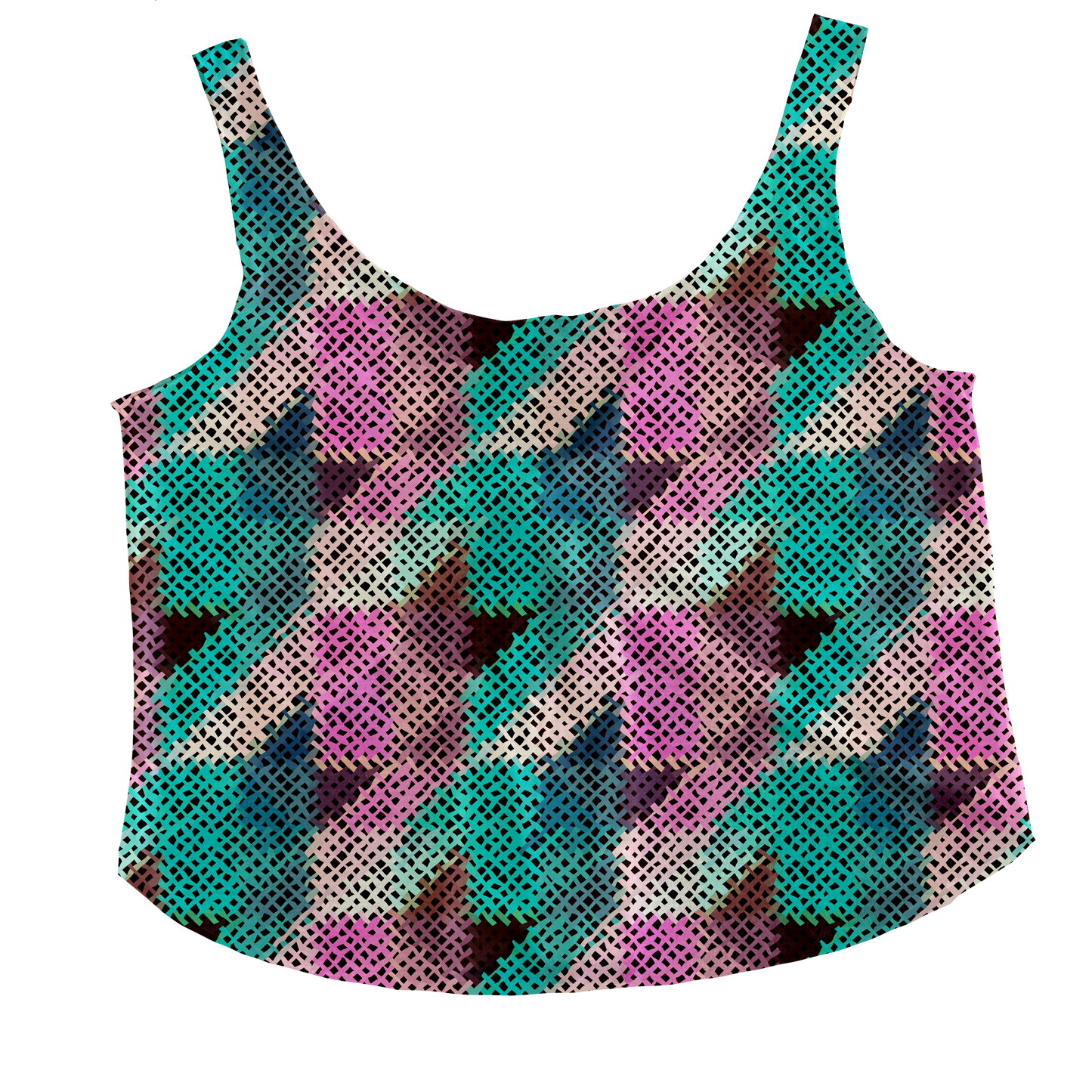 Geo Mauve Tieback Tank