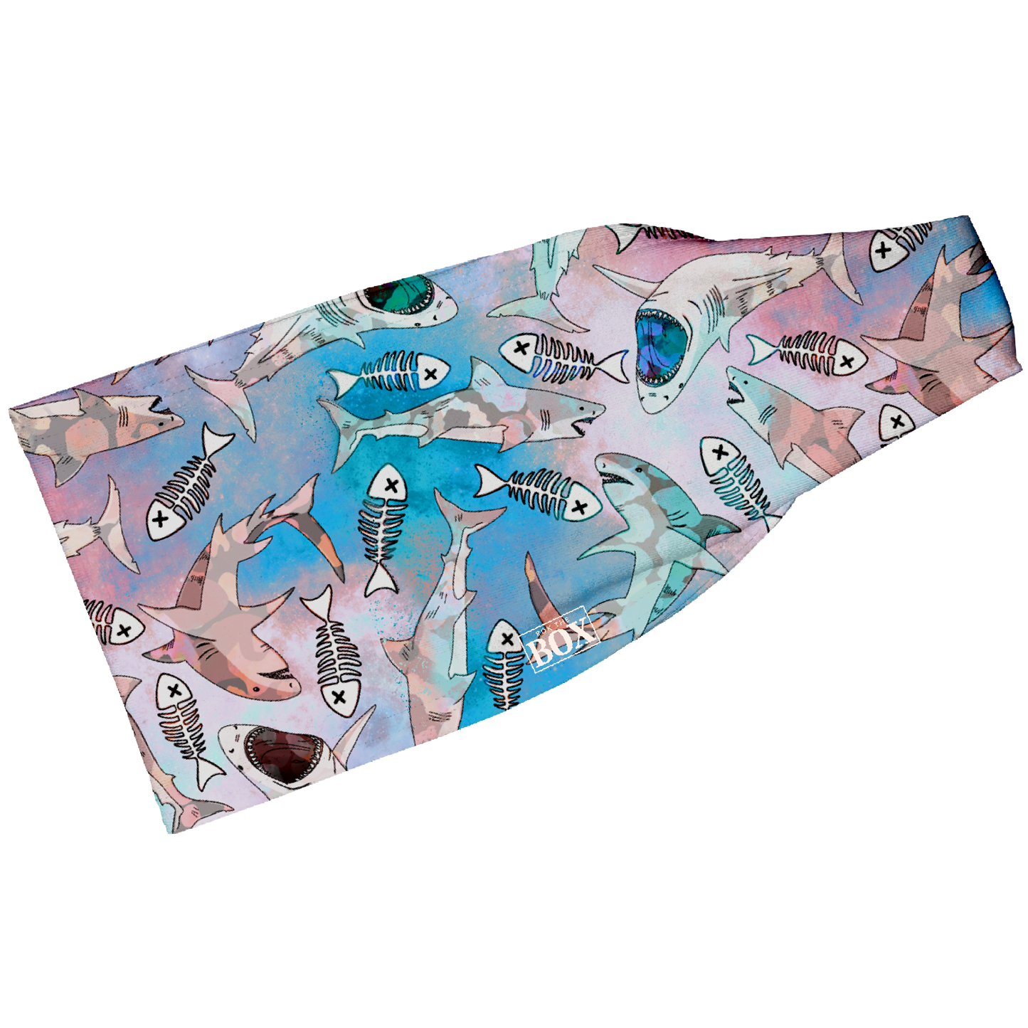 Pastel Shark Attack 4” HeadBand