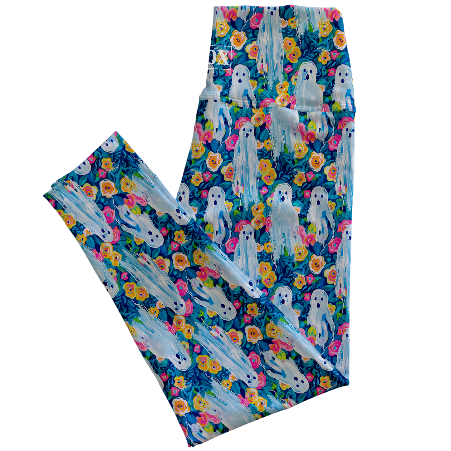 Floral Ghosts Regular Rise Leggings