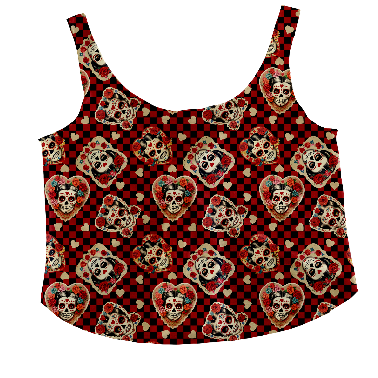 Spooky Beauty Tieback Tank