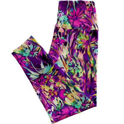 Wild Flower Regular Rise Leggings