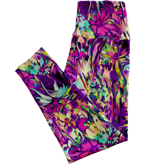 Wild Flower Regular Rise Leggings