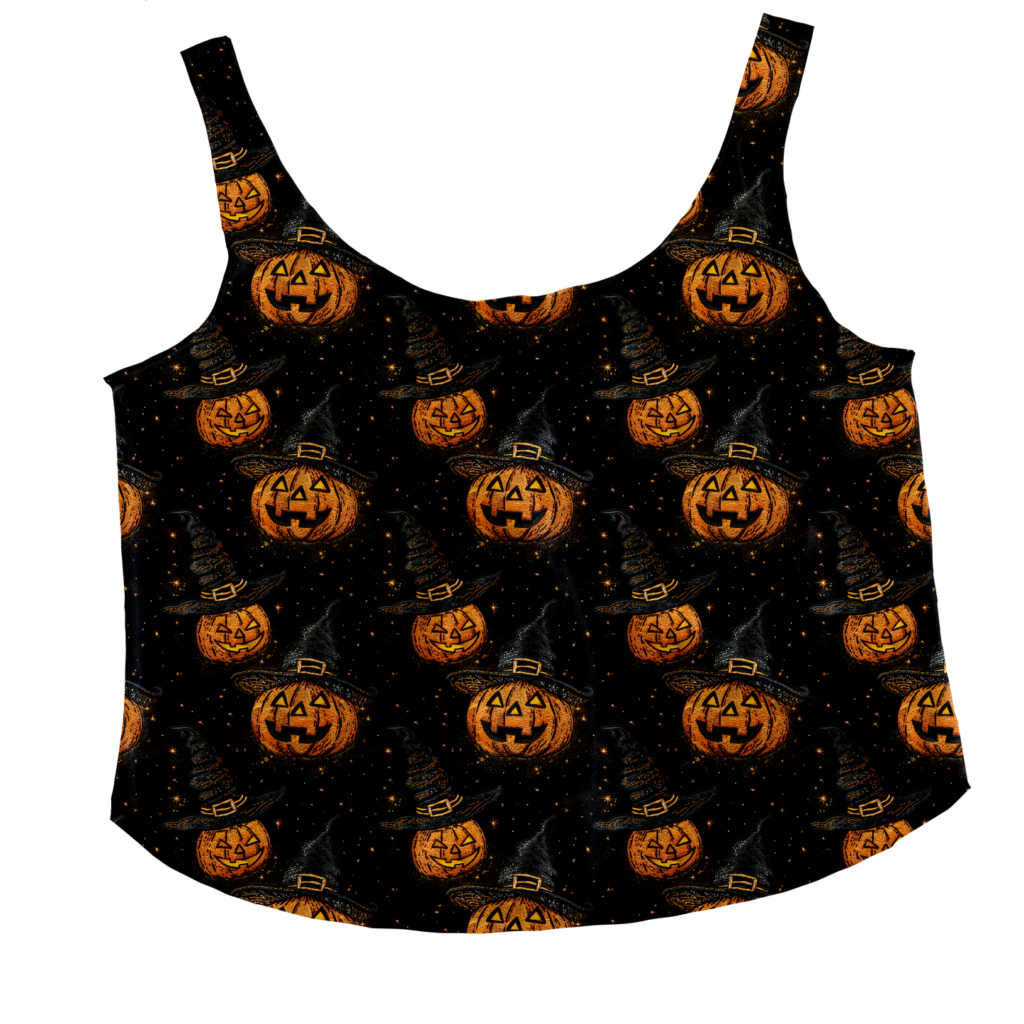 Pumpkin Witches Tieback Tank