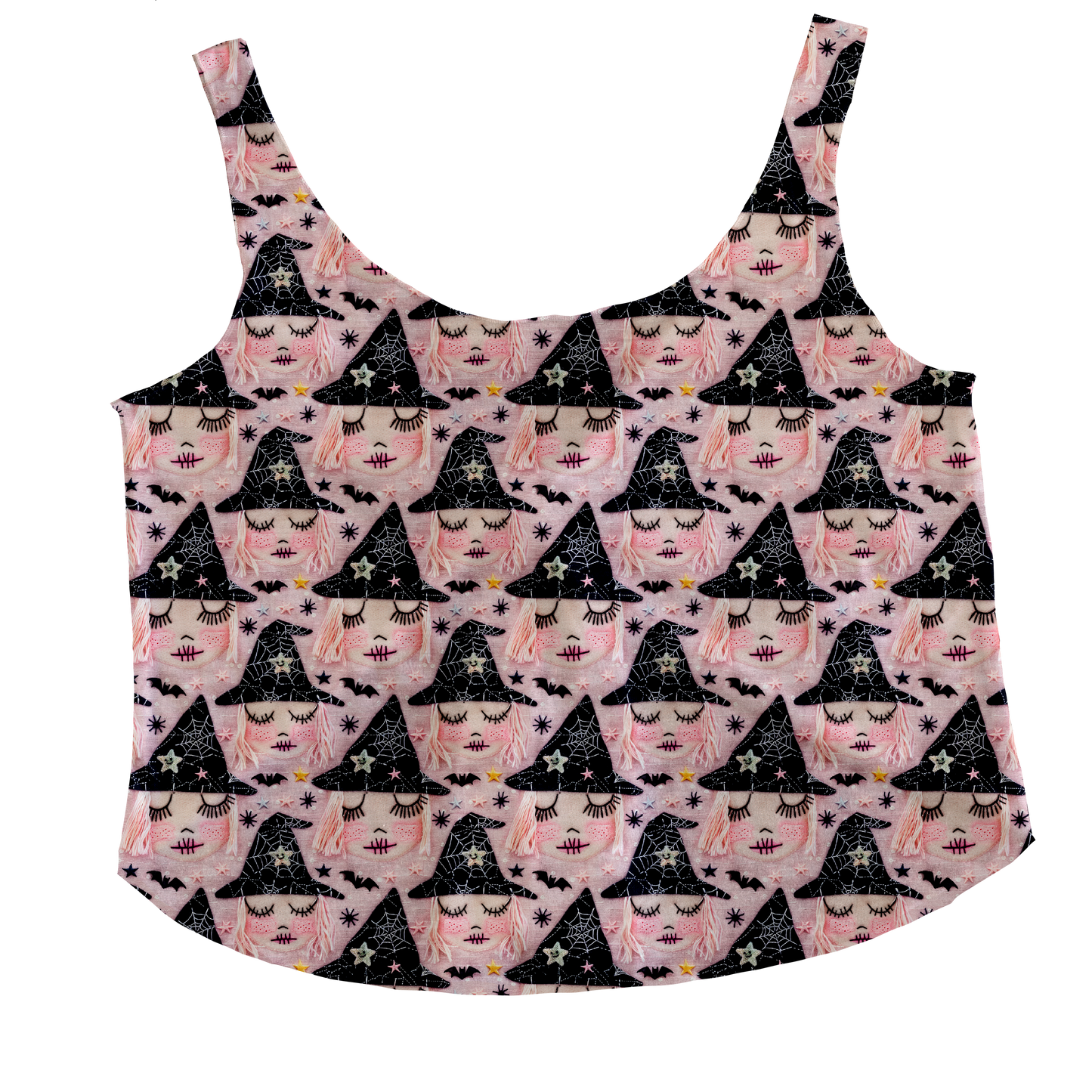 Pink Witches Tieback Tank