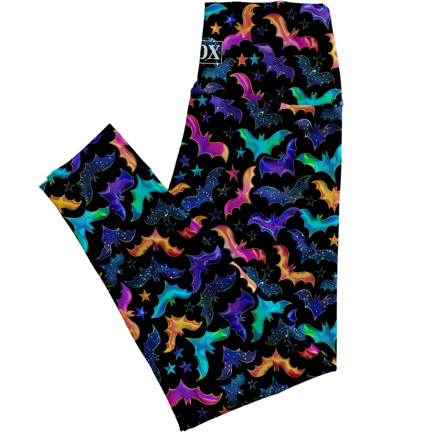 Iridescent Bats Lower Rise Leggings