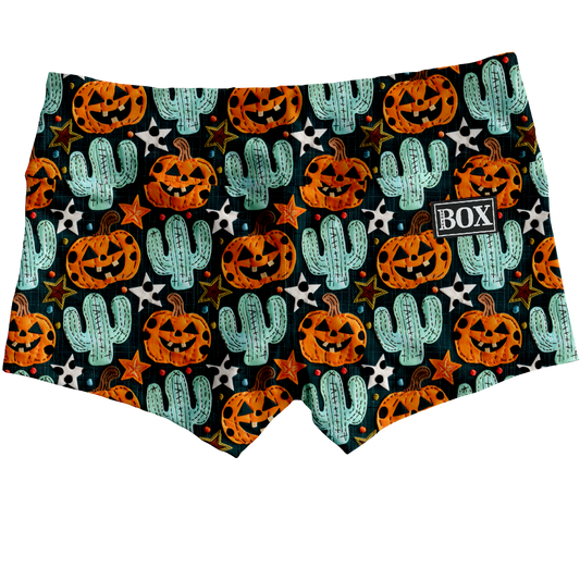 Pumpkin Cactus Shorts WITH POCKETS