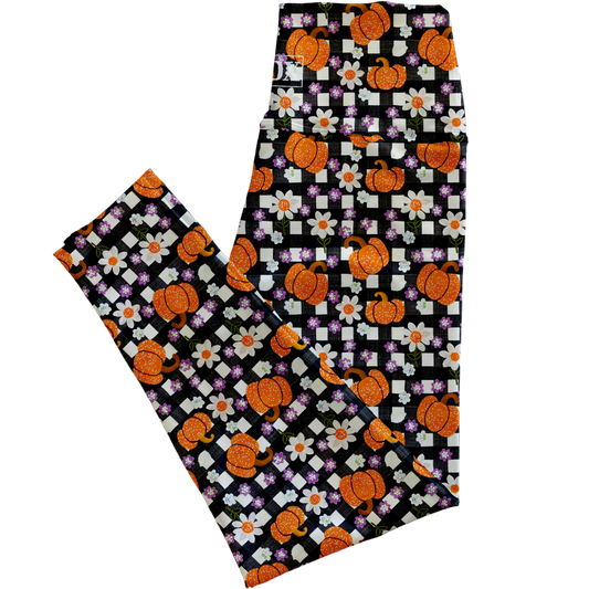 Pumpkin Picnic Lower Rise Leggings