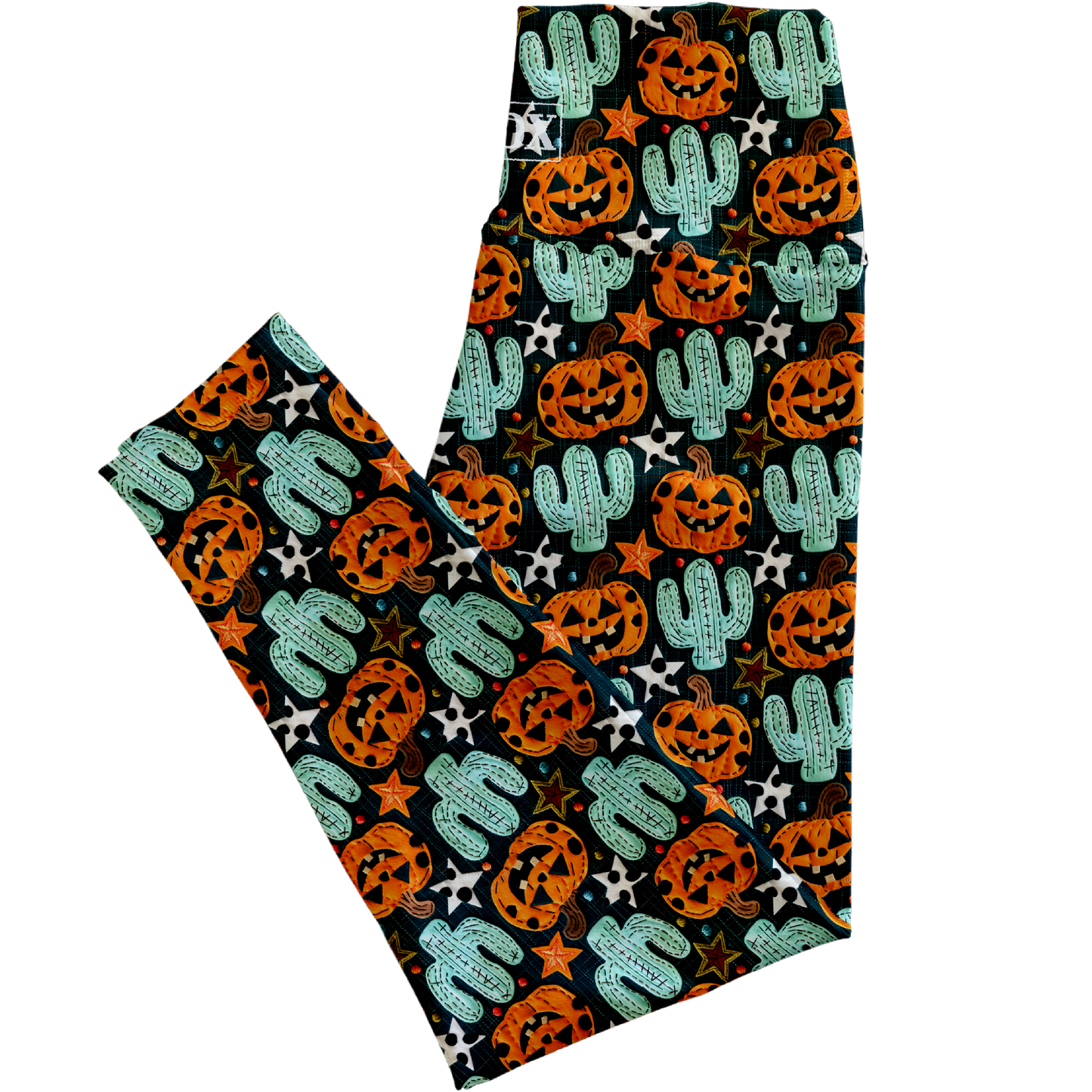 Pumpkin Cactus Lower Rise Leggings