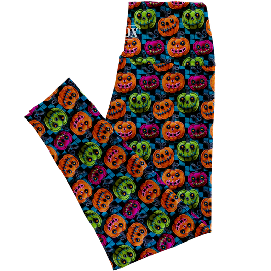 Puff Pumpkins Regular Rise Leggings