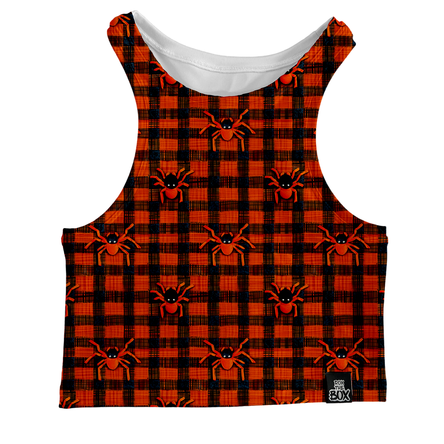 Spider Plaid Box Tank