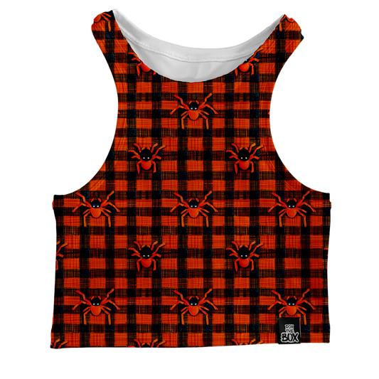 Spider Plaid Box Tank