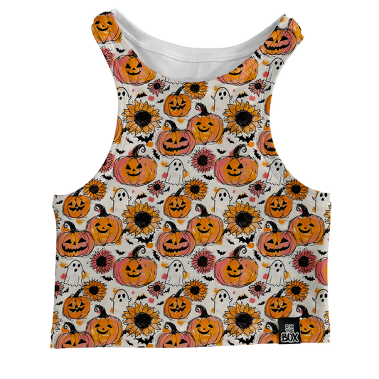 Sunflower Pumpkin Box Tank