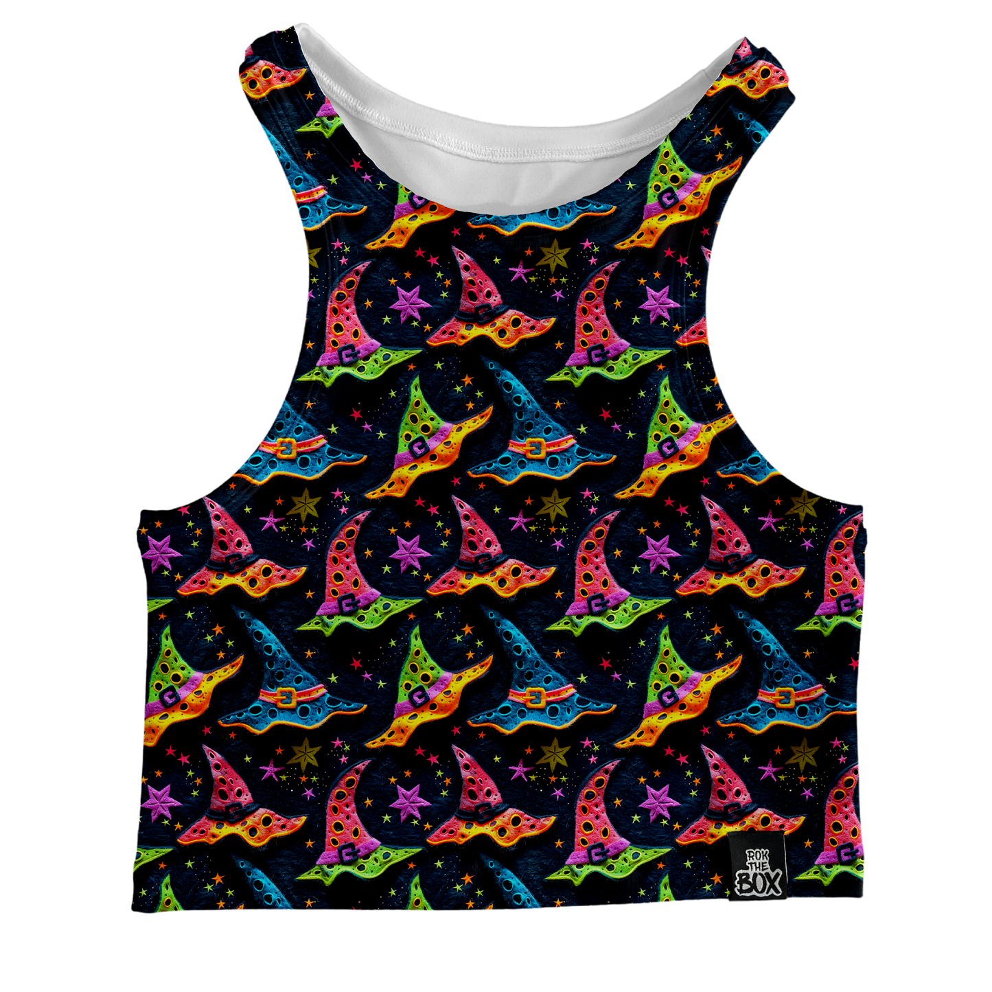 Colorful Witch Hats Box Tank