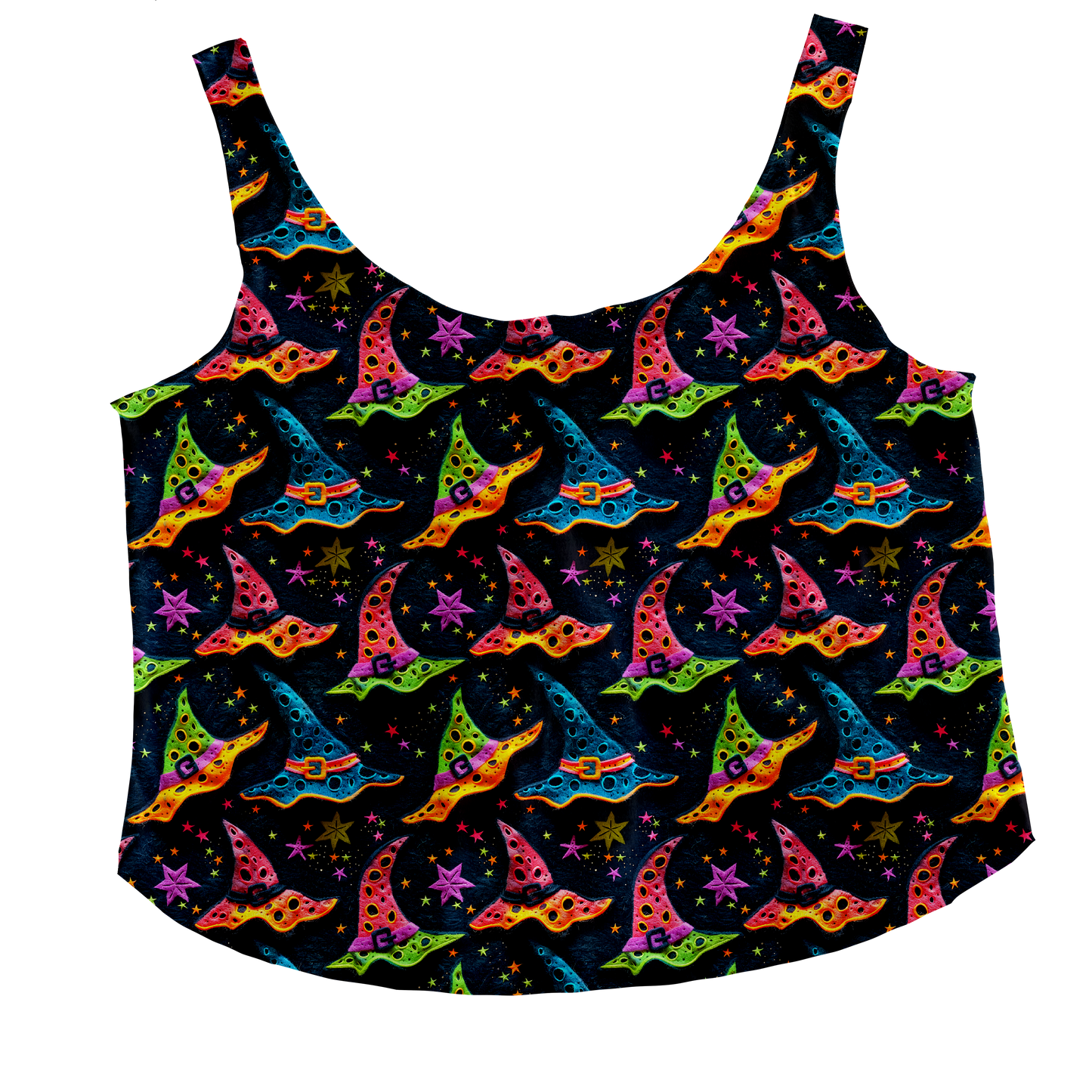 Colorful Witch Hats Tieback Tank