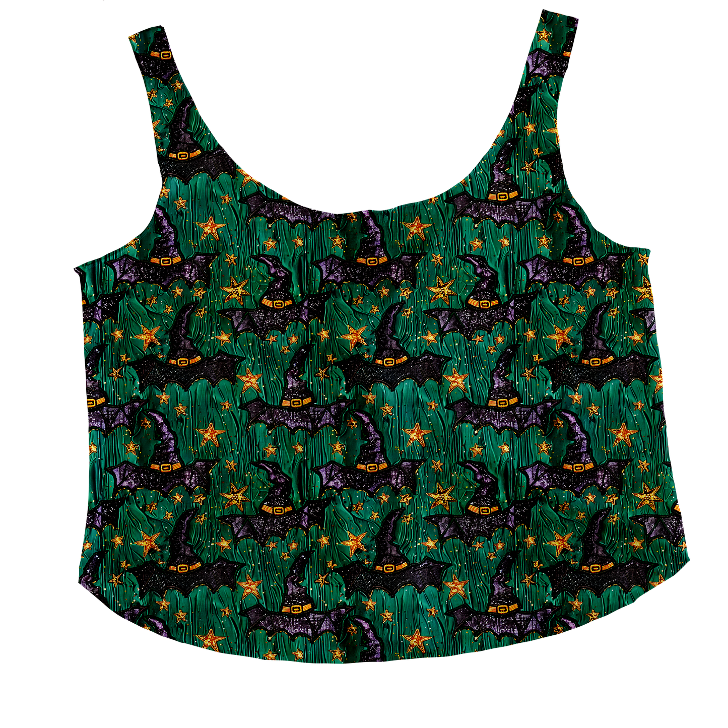 Green Witch Hats Tieback Tank