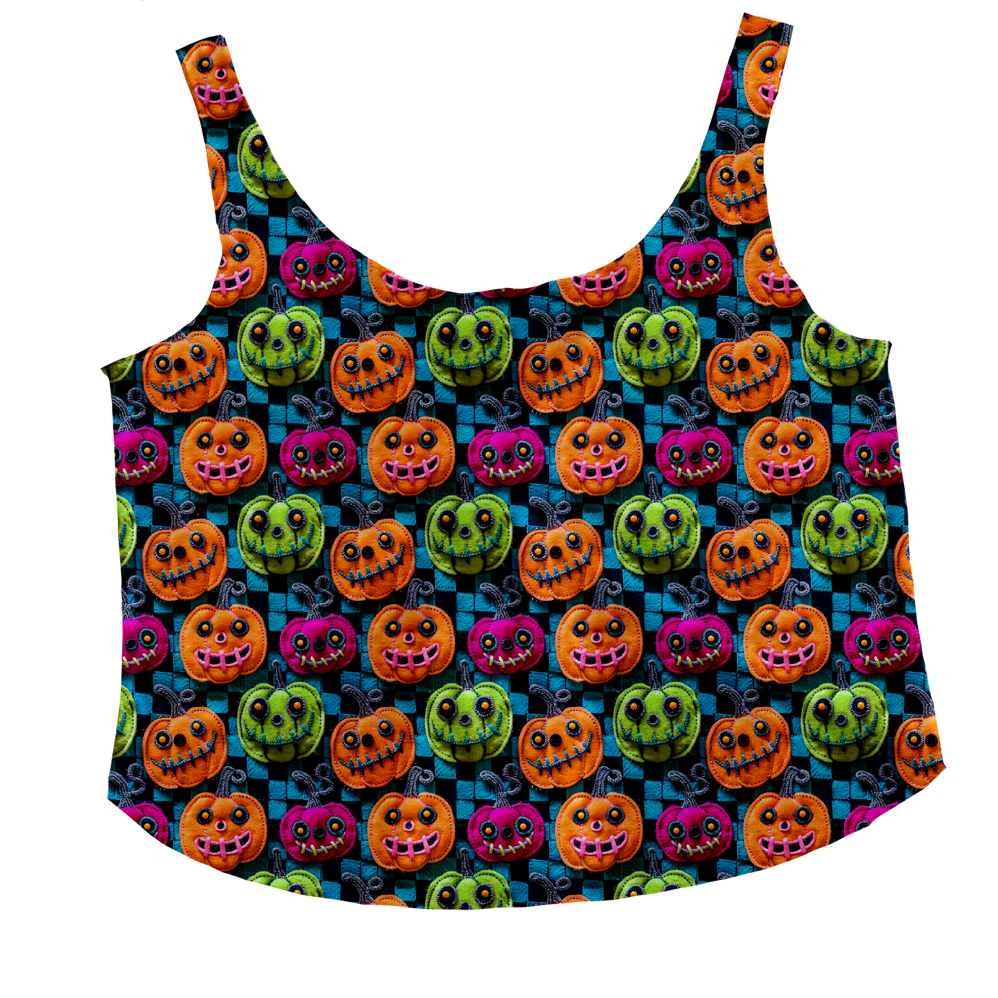 Puff Pumpkins Tieback Tank