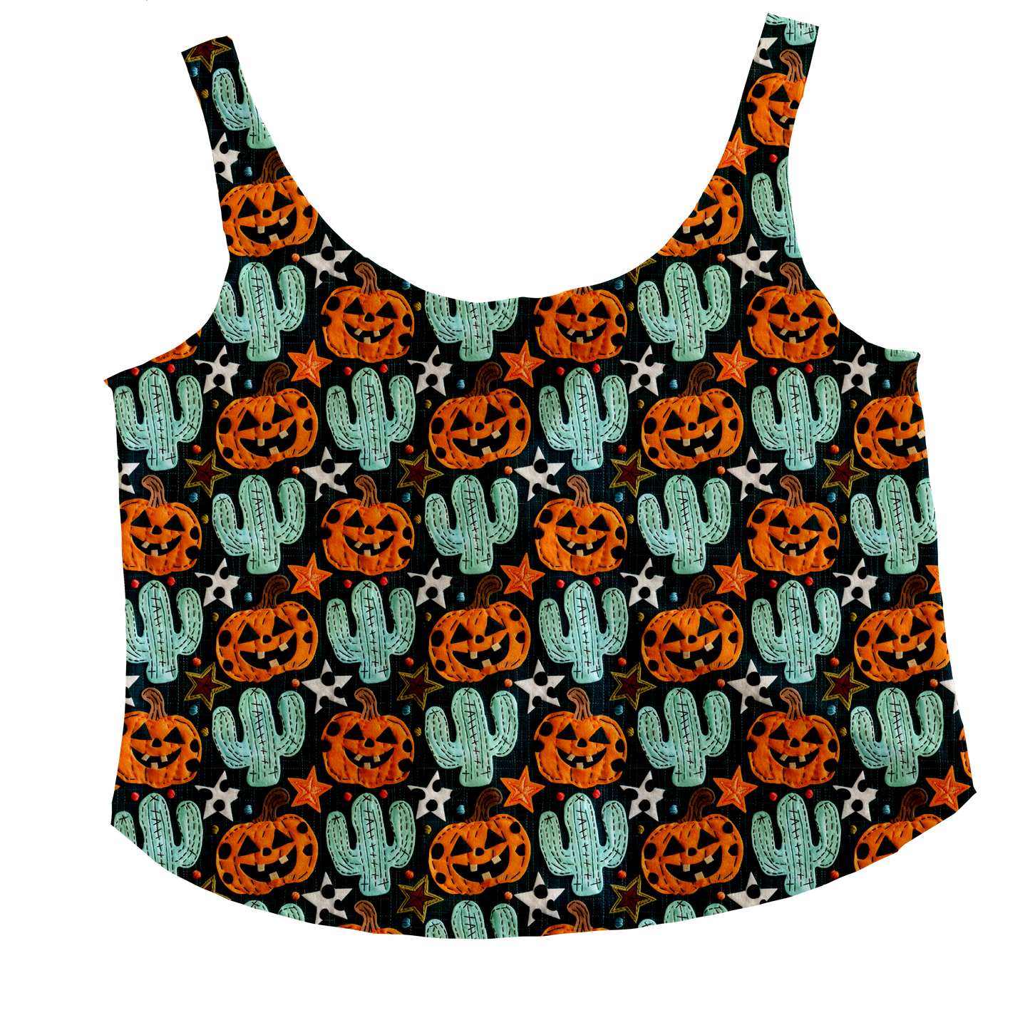 Pumpkin Cactus Tieback Tank